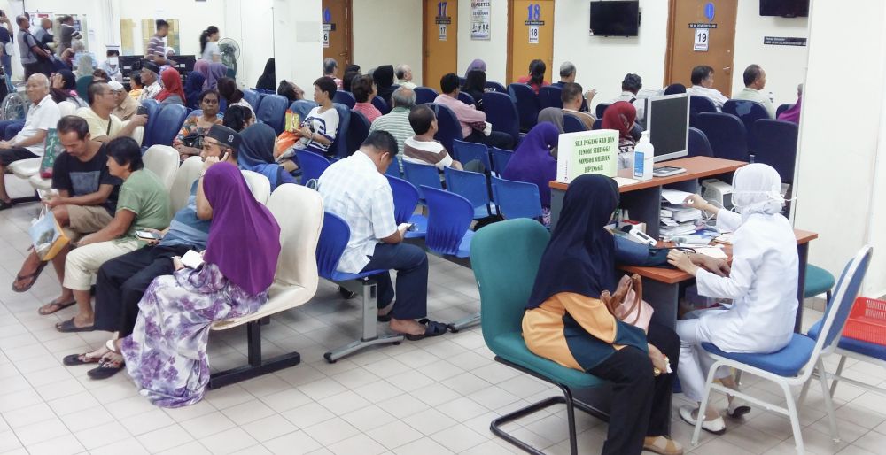 Ilustrasi sistem antrean digital RuangTunggu yang modern dan efisien